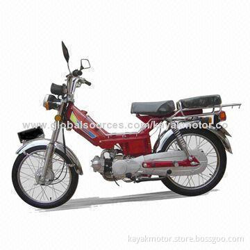 Street Bike with 50/90cc Engine, Kick/Electric Starting, Spoke Wheel, Drum Brake and Double Seat